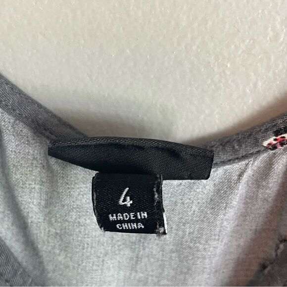 Torrid Women’s Size 4 4X plus size Gray dress with butterflies - Picture 3 of 4